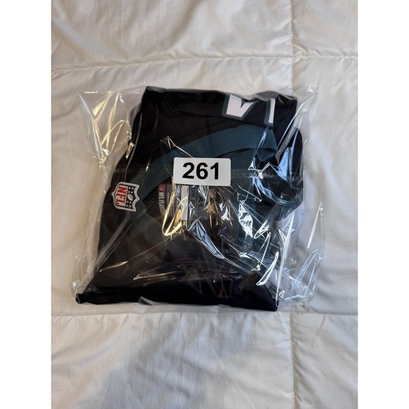 NWT Nike Carson Wentz #11 Philadelphia Eagles Youth Game Jersey - Black | XL - Picture 9 of 9